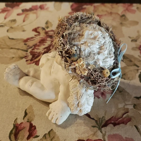 DREAMSICLES Angel / Cherub Figurine - Blue Bird on My Shoulder - Large - VTG - Picture 6 of 9